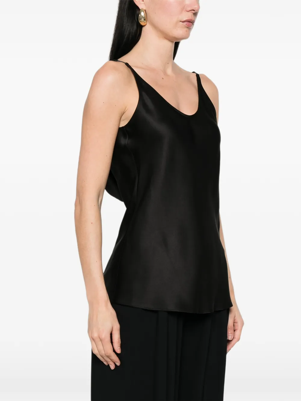 Brunello Cucinelli Effen tanktop Zwart