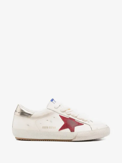 Golden Goose leather star super star sneakers