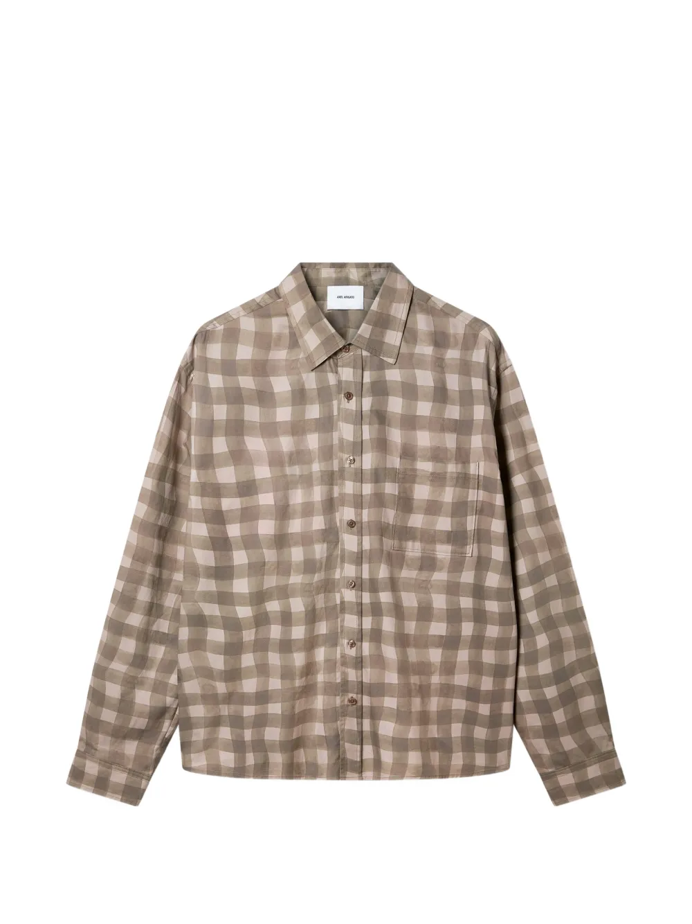 Axel Arigato Distort Gingham shirt - Toni neutri