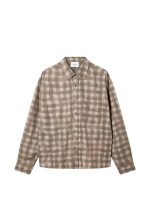 Balenciaga チェック レイヤードシャツ | レッド | FARFETCH JP