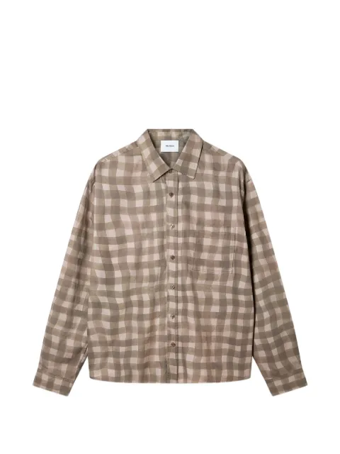 Axel Arigato Distort overhemd met gingham-ruit