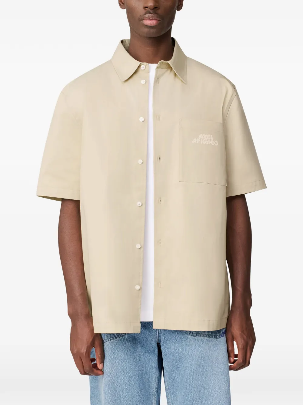  Axel Arigato Drew Pocket Shirt - Neutrals 