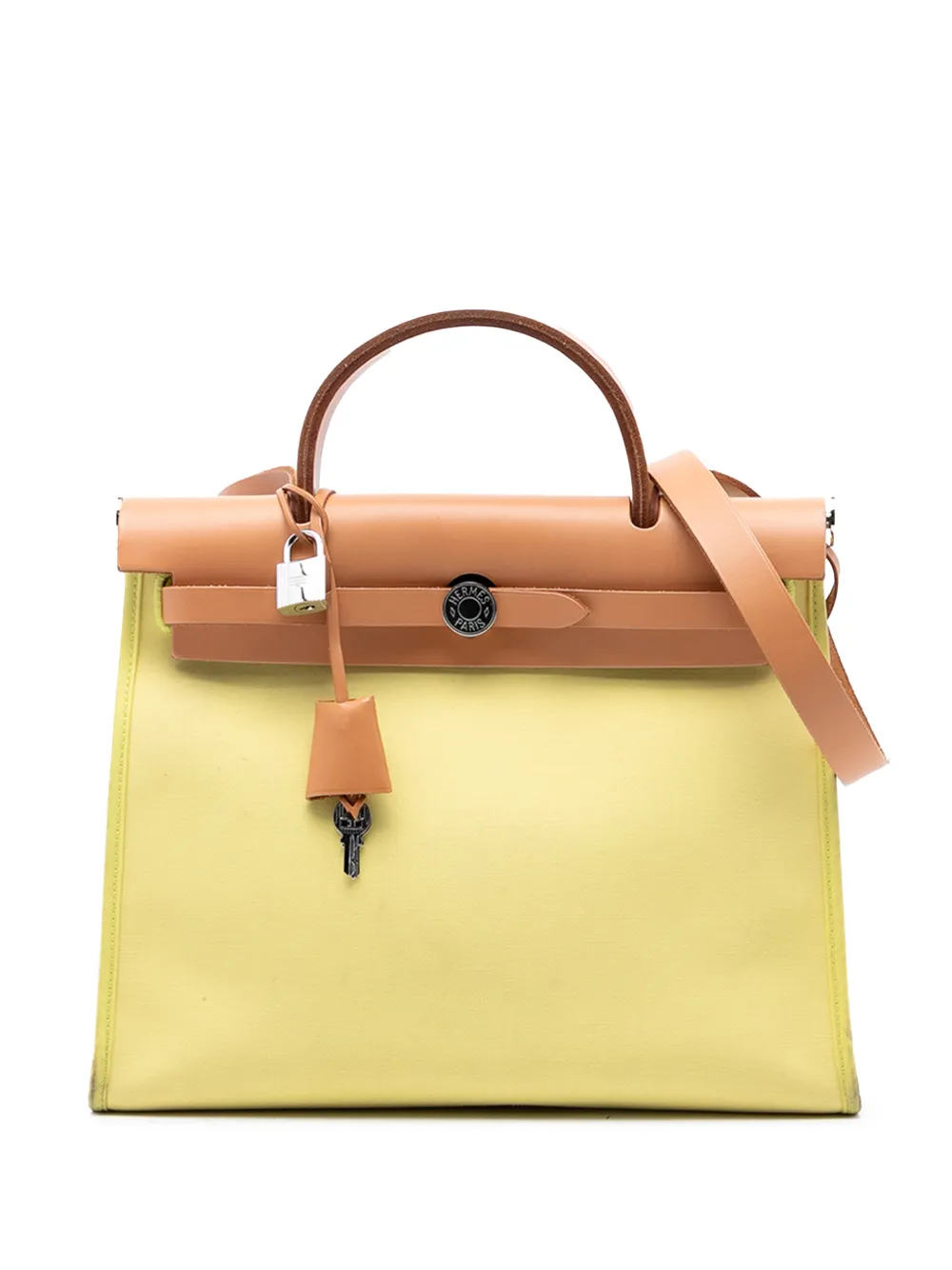 Hermès Pre-Owned 2012 Toile Herbag Zip 31 satchel - Marrone