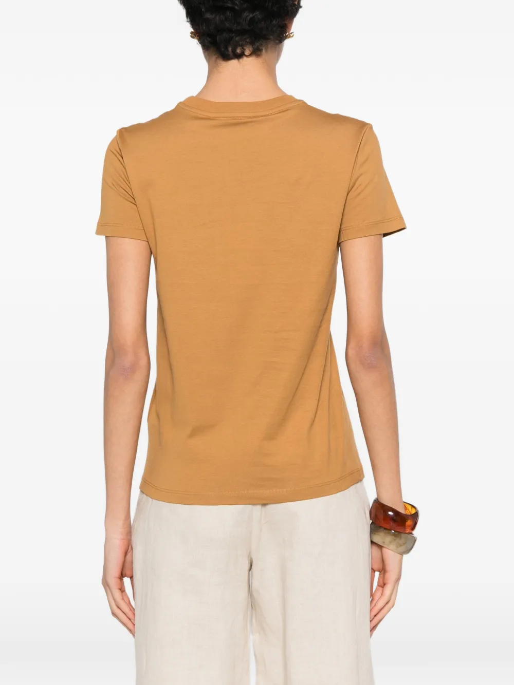 Max Mara Papaia T-shirt met korte mouwen Bruin