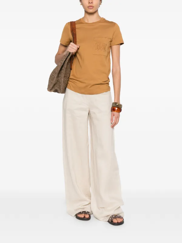 Max Mara Papaia Tシャツ | ブラウン | FARFETCH JP
