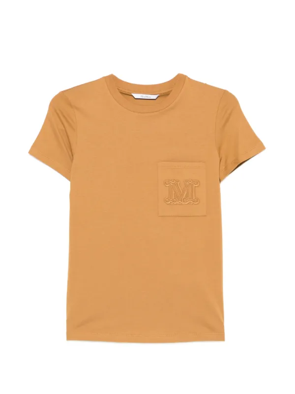 【新品未着用】Max Mara コットン Tシャツ PAPAIA サイズXS Max Mara Papaia Tシャツ | ブラウン | FARFETCH JP