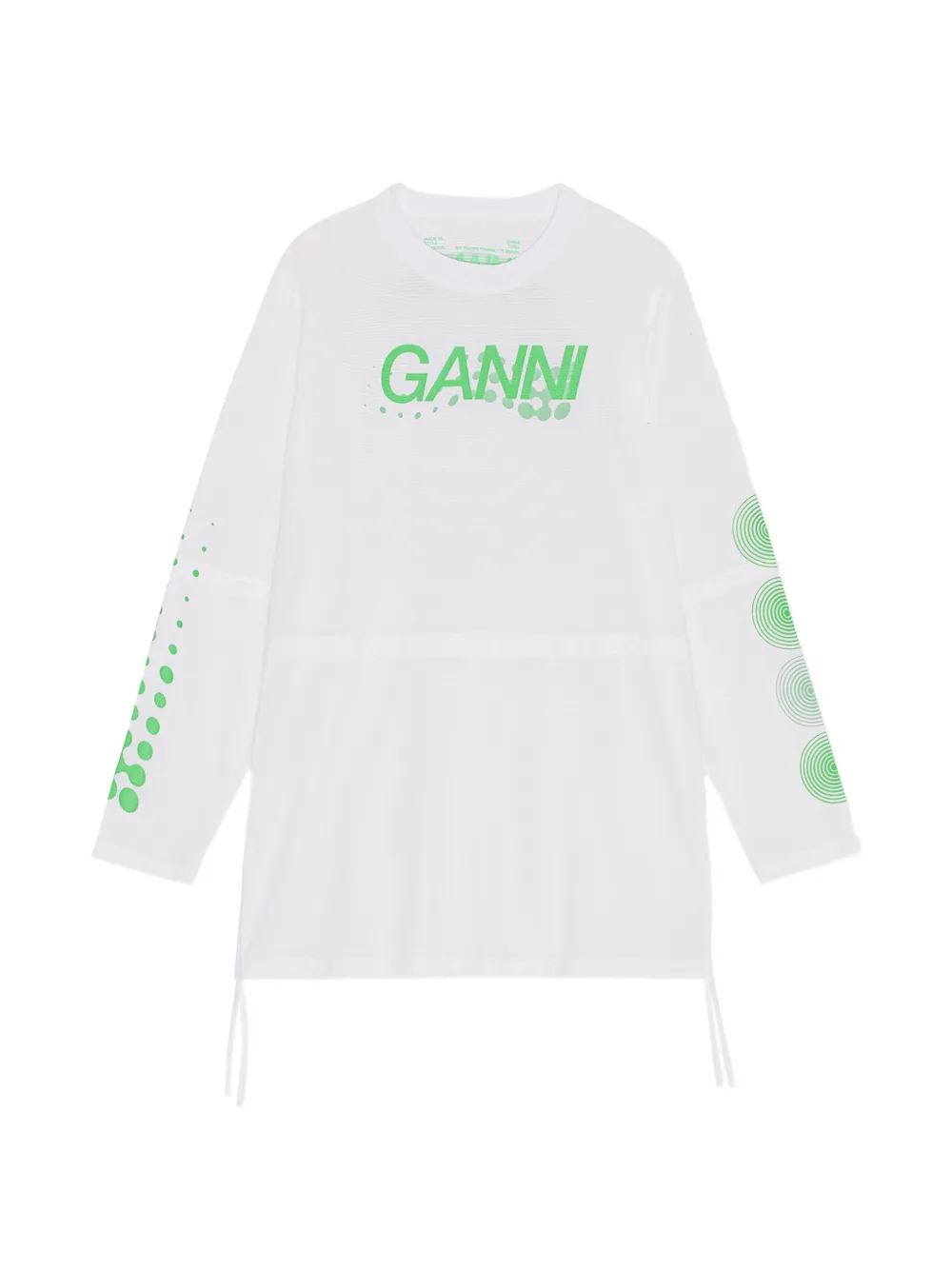 GANNI long-sleeve T-shirt - Bianco