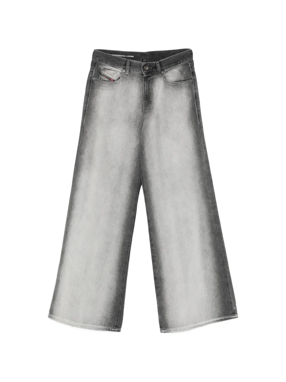 Diesel 1978 D-Akemi-Fsi wide-leg jeans - Grigio