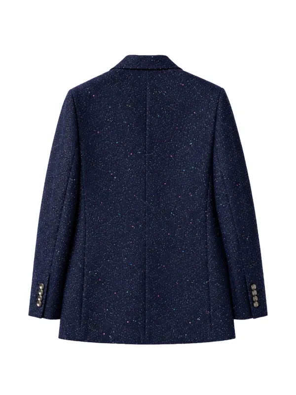 Tagliatore グリッター ダブルジャケット | ブルー | FARFETCH JP