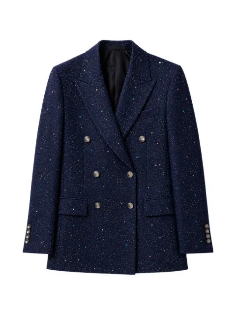 Tagliatore blazer con doble botonadura y glitter