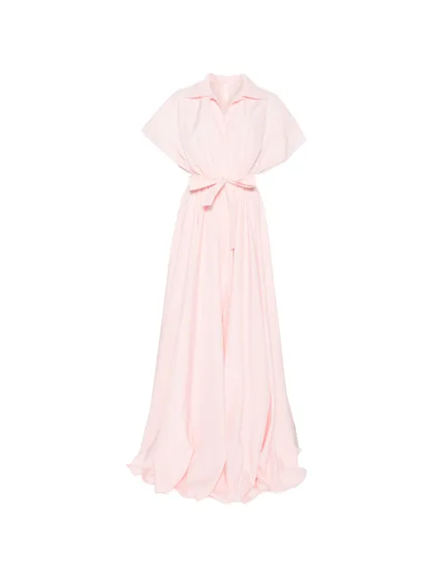 Norma Kamali collared maxi dress