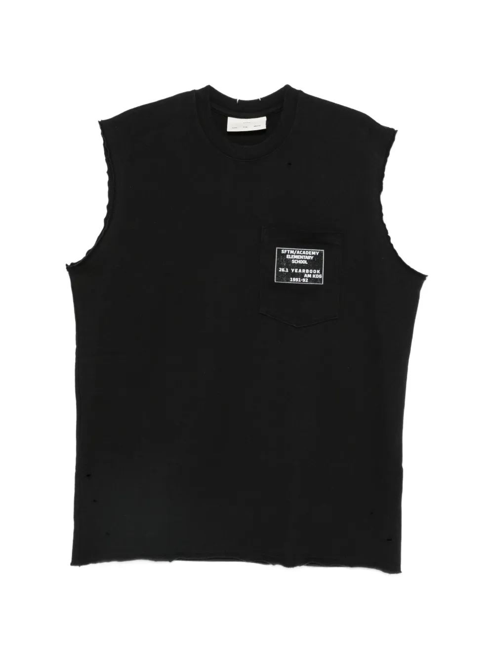 Song For The Mute Soft Roots tank top - Nero