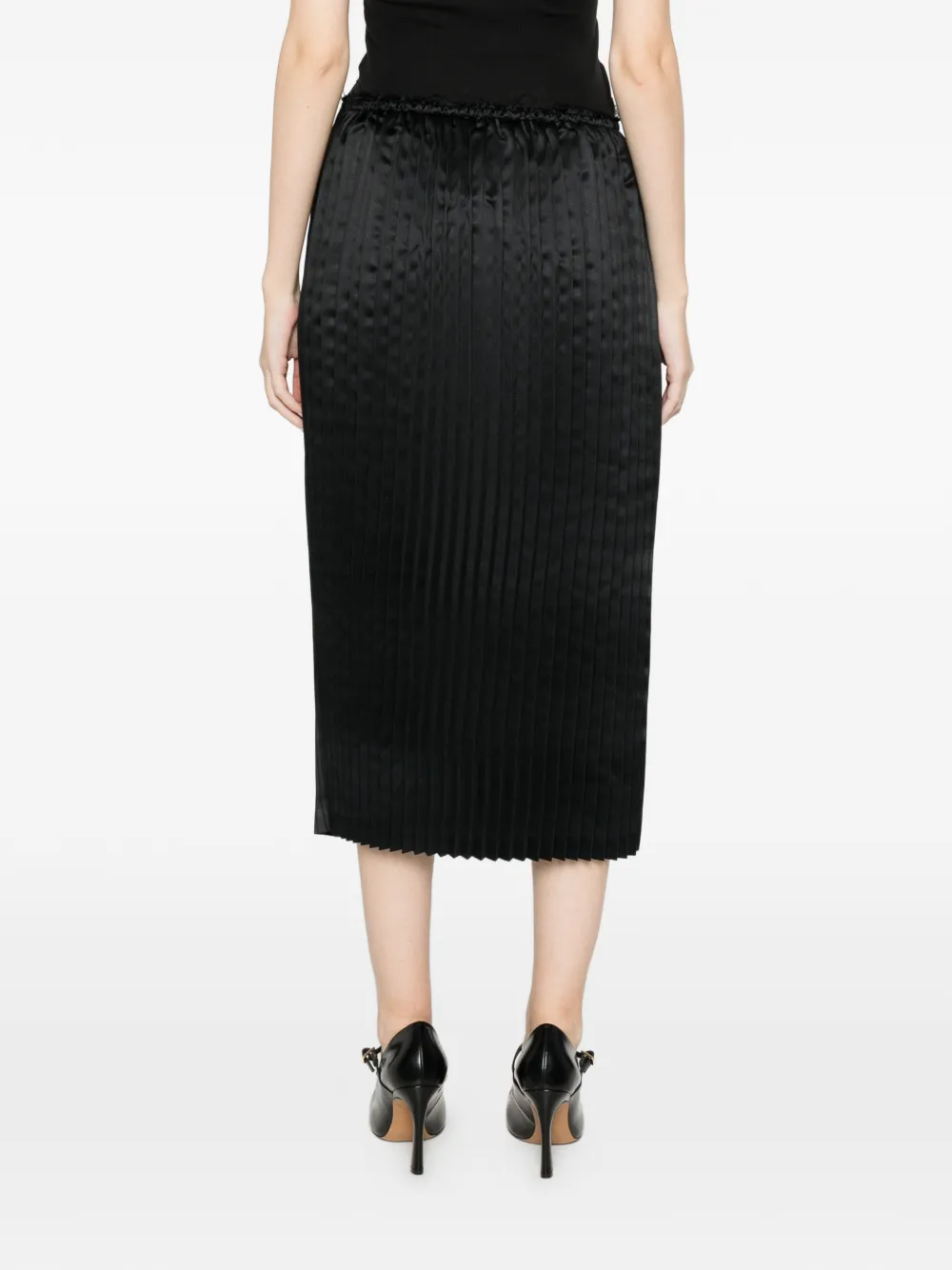 Comme Des Garçons Comme Des Garçons Plooirok Zwart