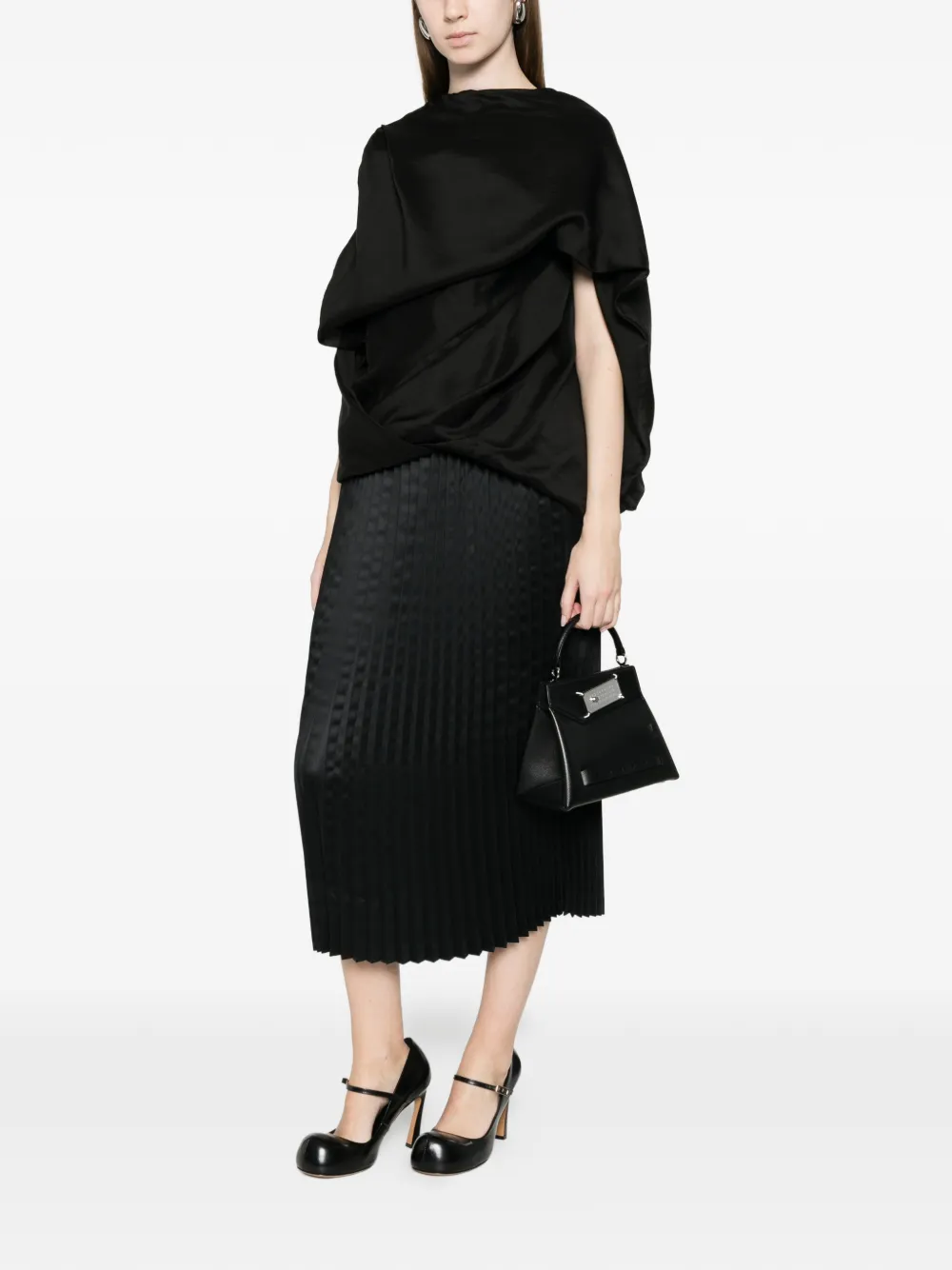 Comme Des Garçons Comme Des Garçons Plooirok Zwart