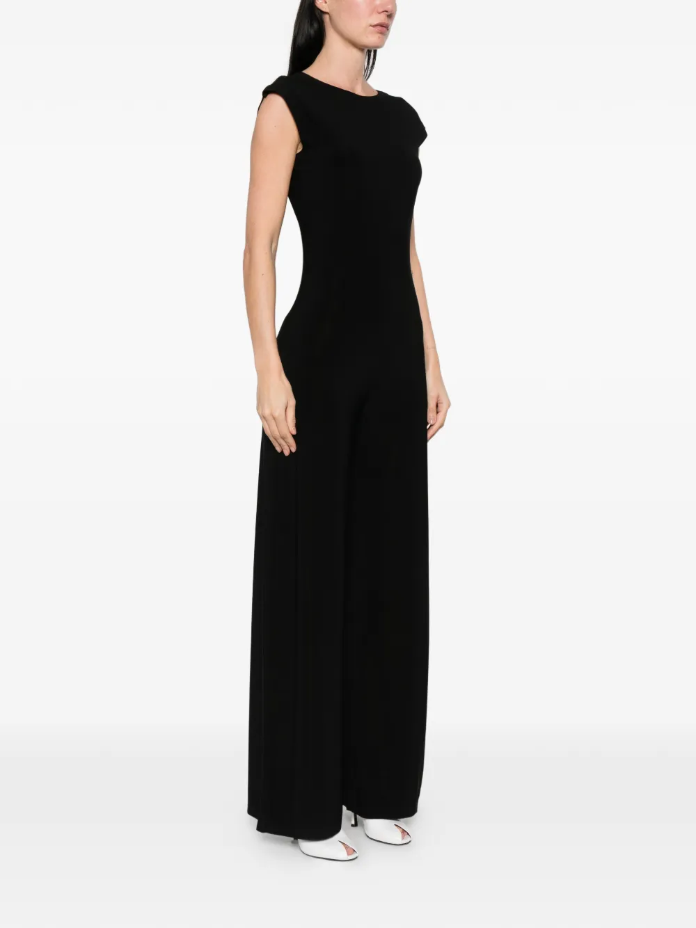  Norma Kamali Sleeveless Jumpsuit - Black 