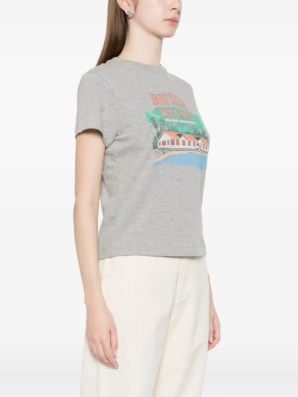  Re/done Graphic T-shirt - Grey 