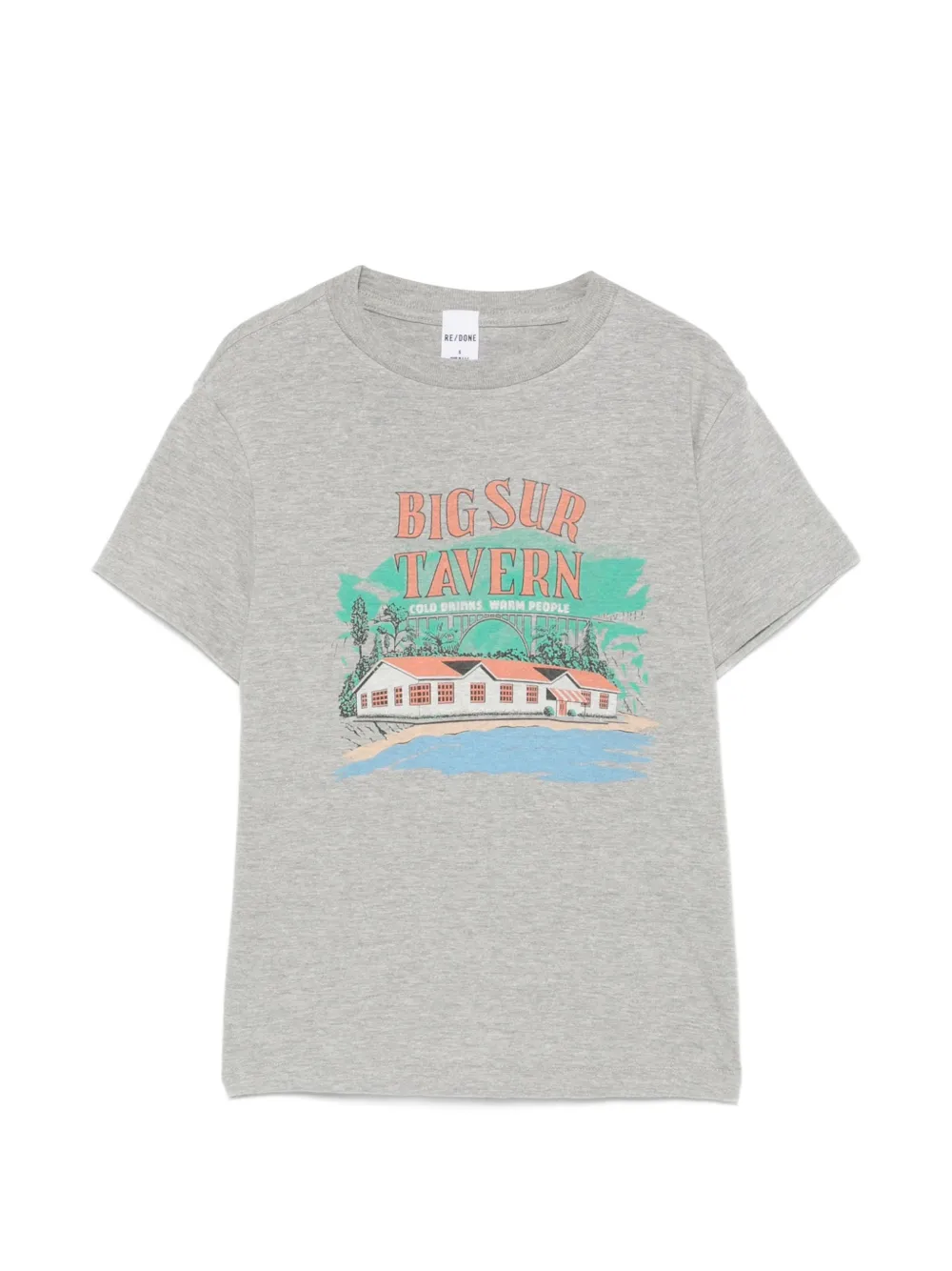 RE/DONE graphic T-shirt - Grigio