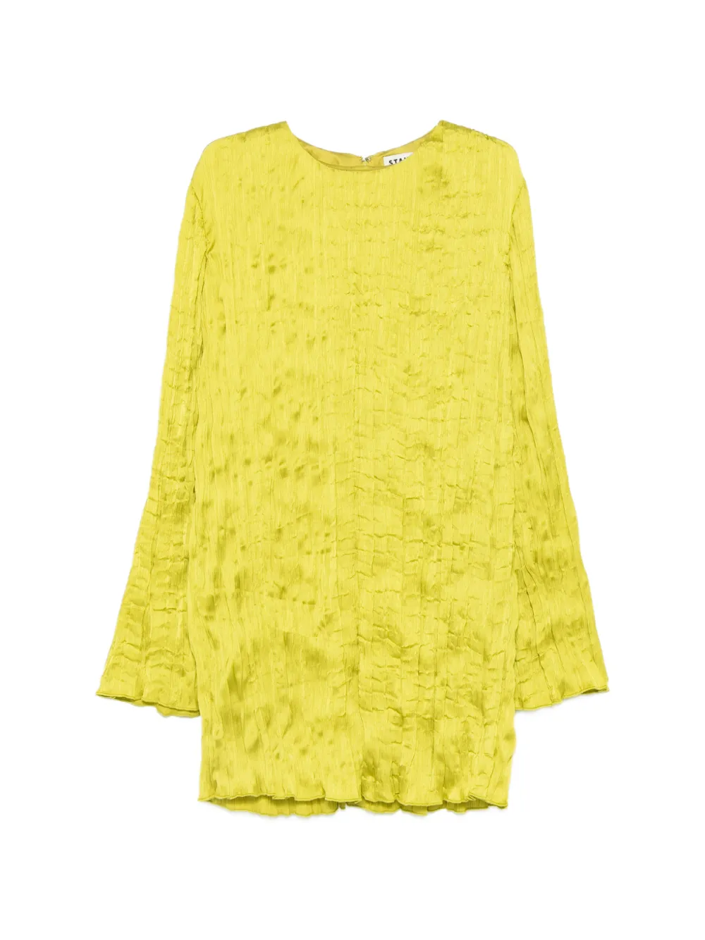 STAUD Kona textured mini dress - Verde