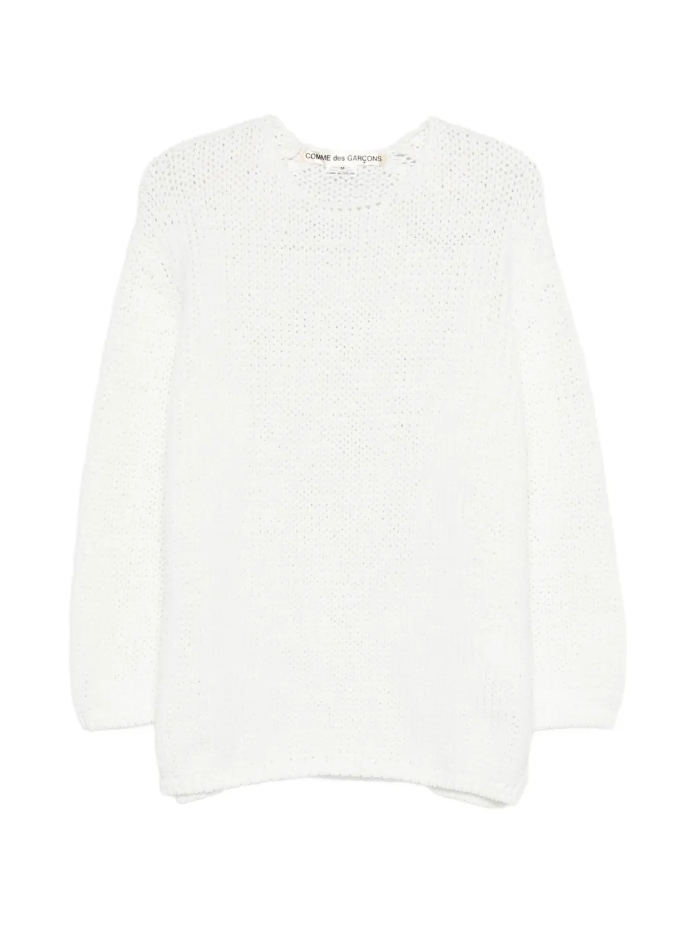 Comme Des Garçons textured knitwear - Bianco