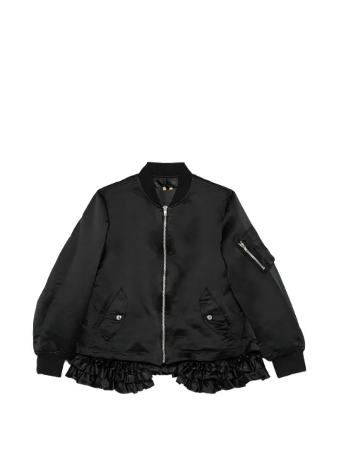 Comme Des Garçons ruffled bomber jacket