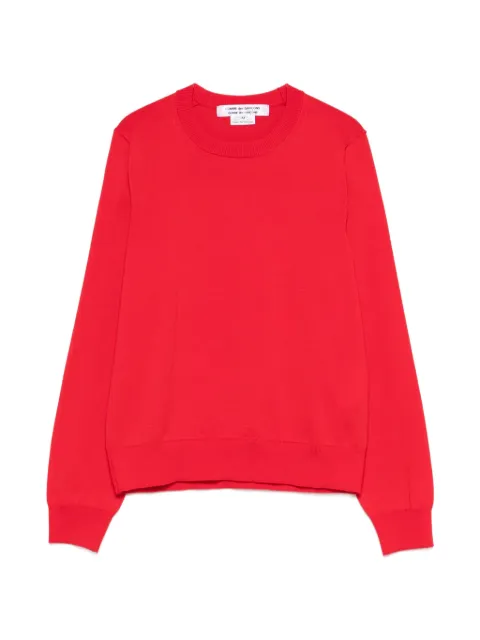 Comme Des Garçons Comme Des Garçons — ribbed crewneck sweater