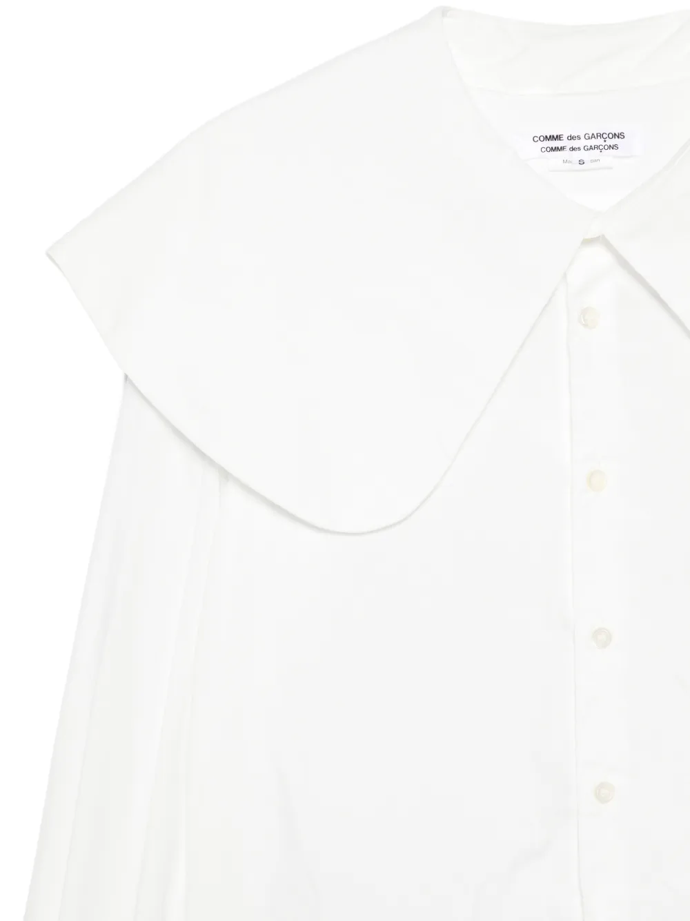  Comme Des Garçons Oversized-collar Shirt - White 