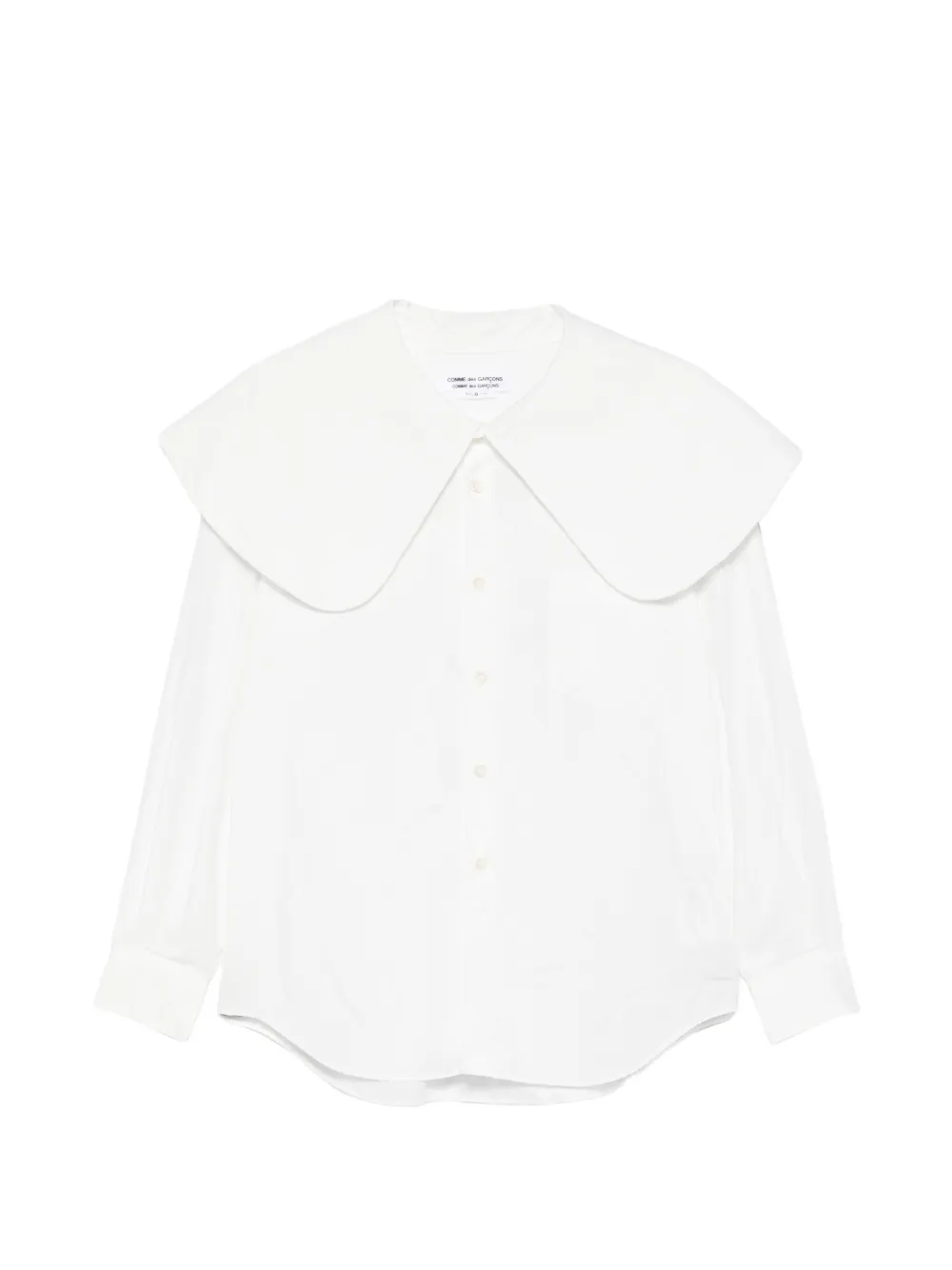 Comme Des Garçons oversized-collar shirt - Weiß