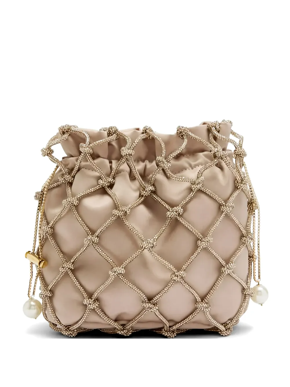 Rosantica crystal-embellished clutch bag - Toni neutri