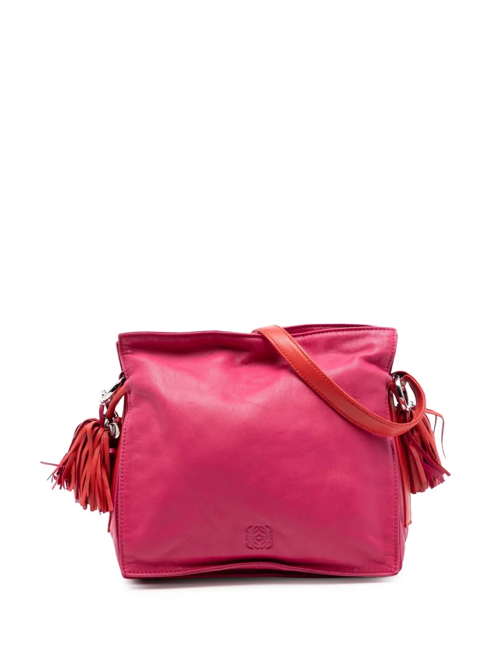 Loewe Pre-Owned 2012 Nappa Flamenco Tassel 22 crossbody bag - Rosa