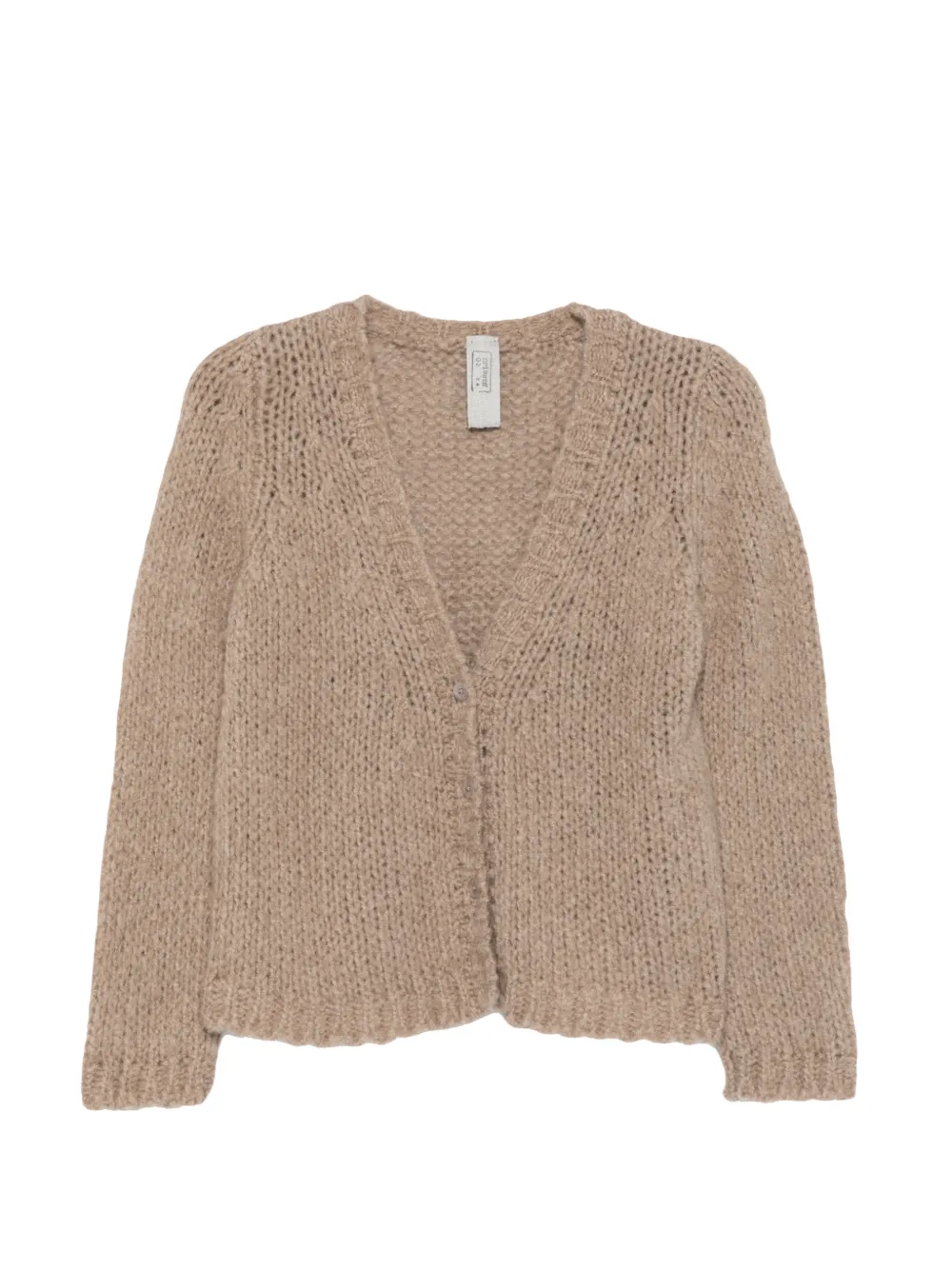 Private 0204 Cardigan con scollo a V - Toni neutri