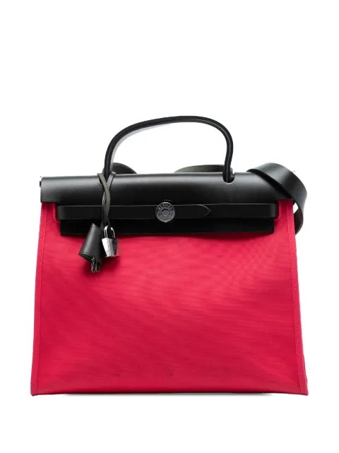 Hermès Pre-Owned 2017 Toile Herbag Zip 31 satchel