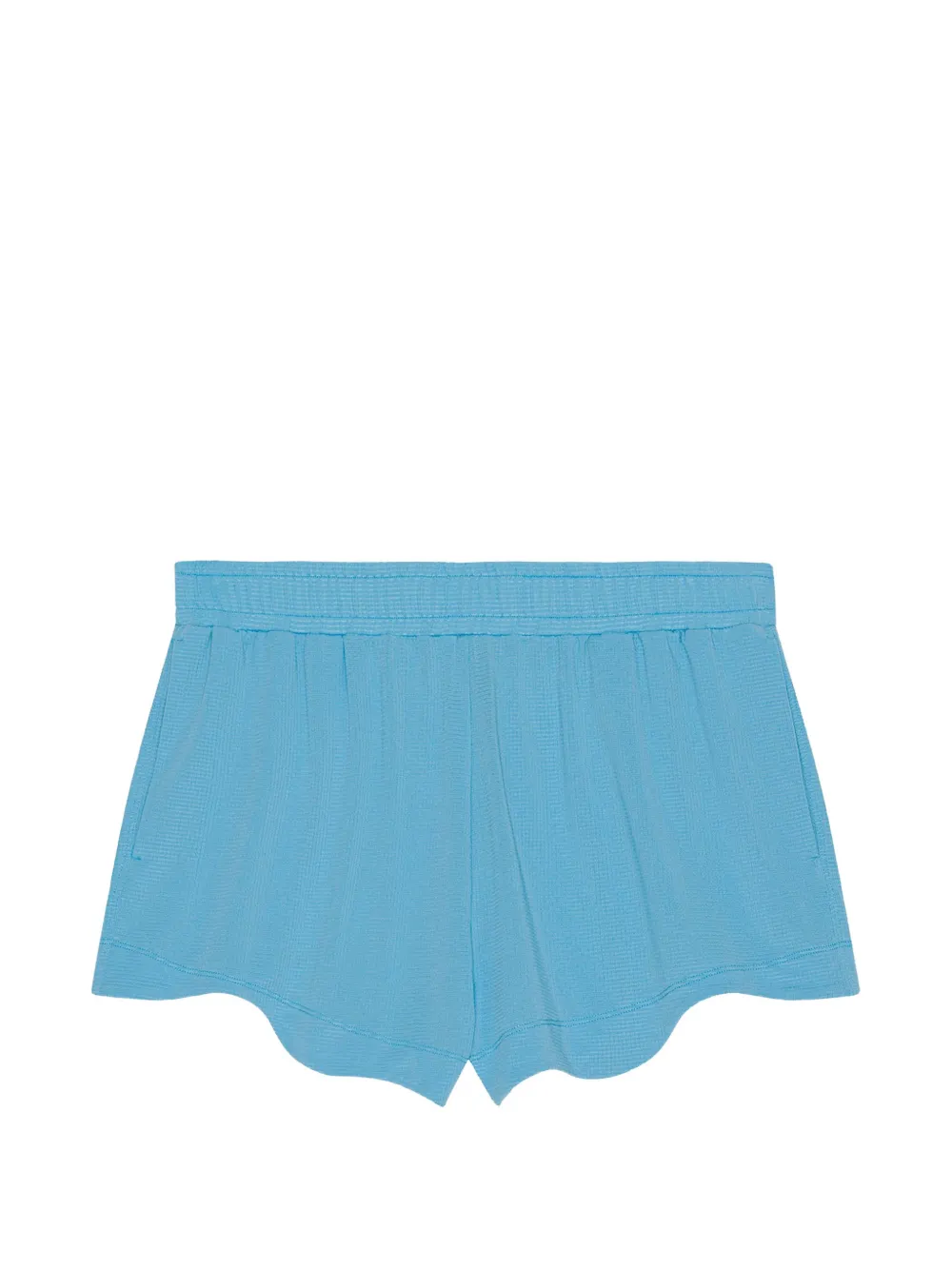  Ganni Logo-print Shorts - Blue 