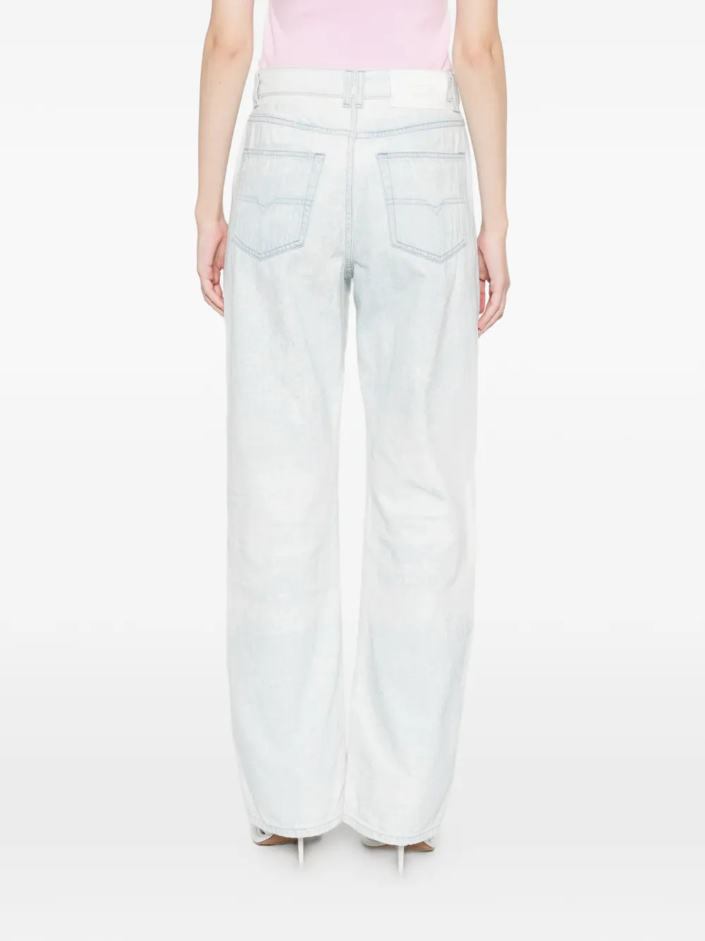 Diesel Straight broek Blauw