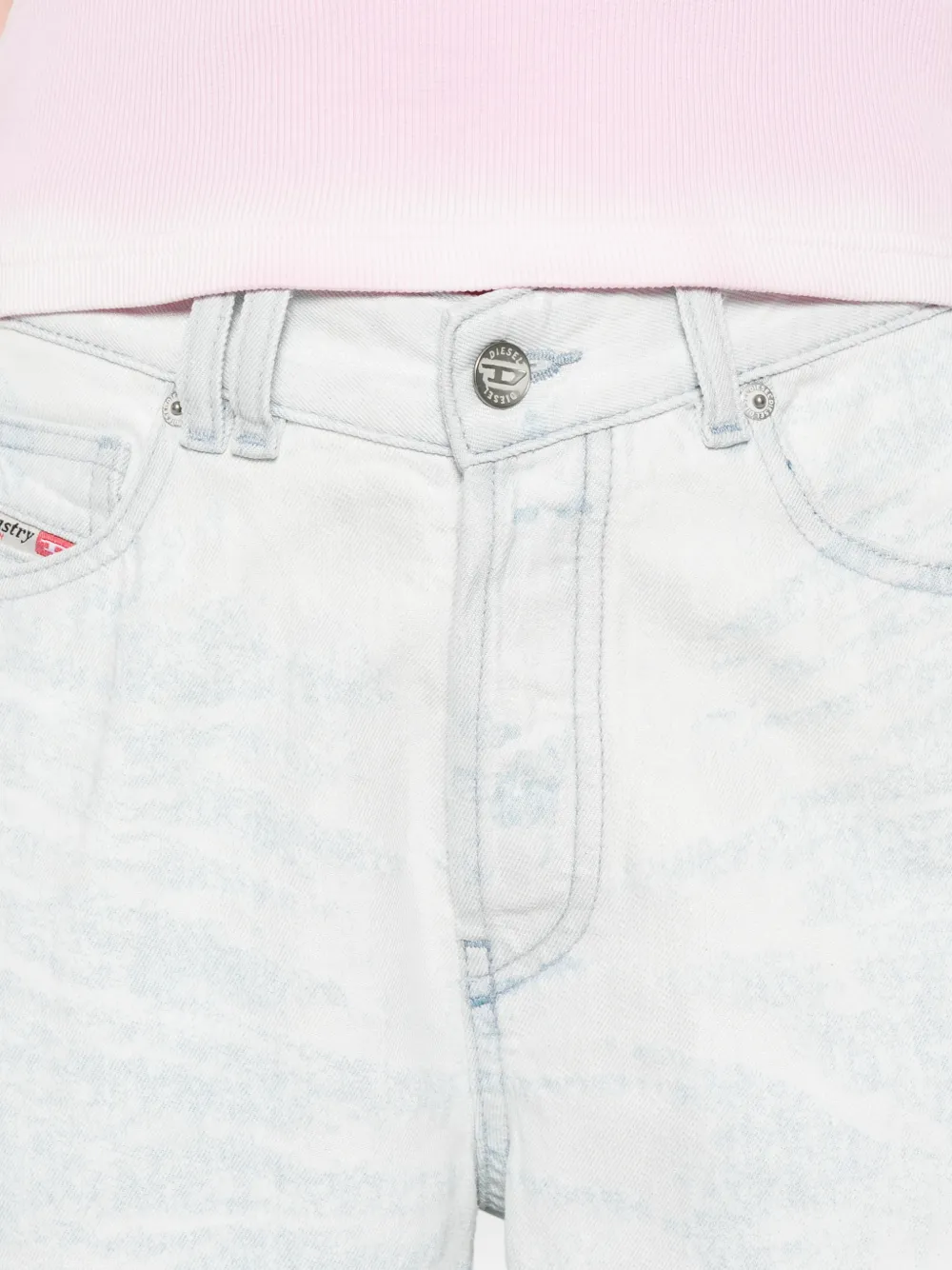 Diesel Straight broek Blauw