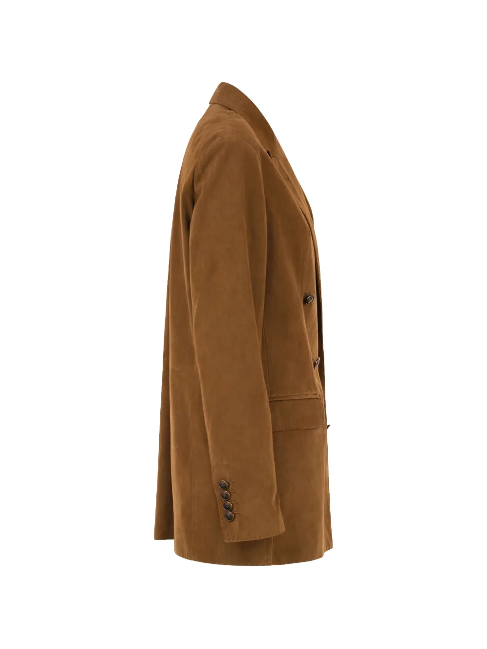 Tagliatore Josie jack met dubbele rij knopen Bruin