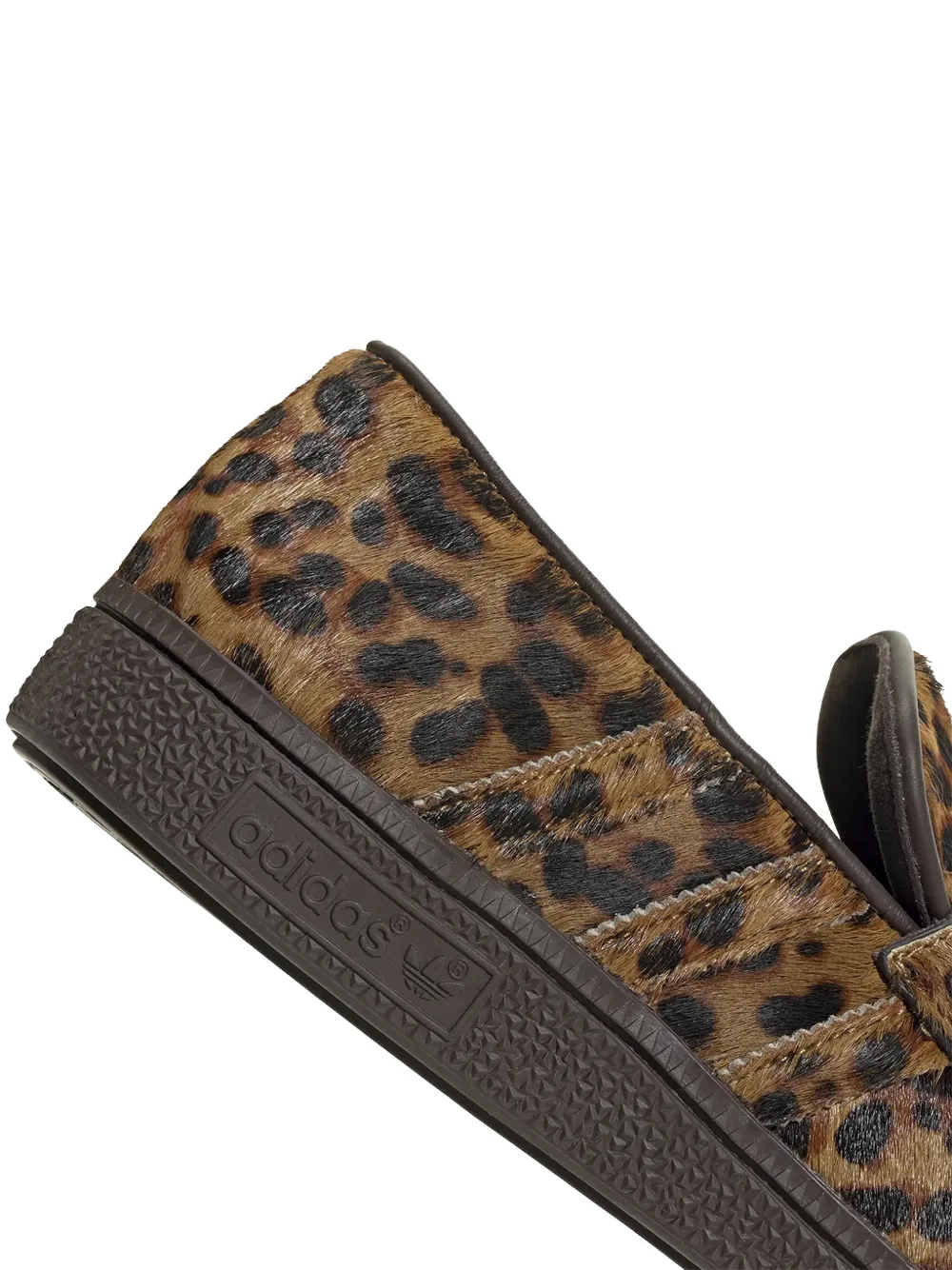 adidas Handball Spezial leopard-pattern loafers Beige