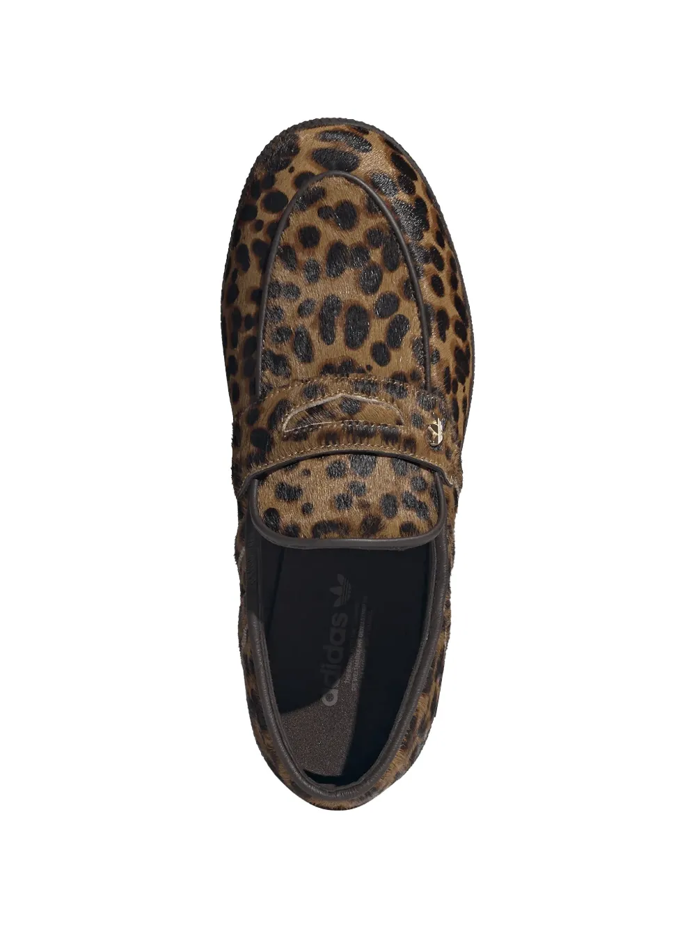 adidas Handball Spezial leopard-pattern loafers Beige