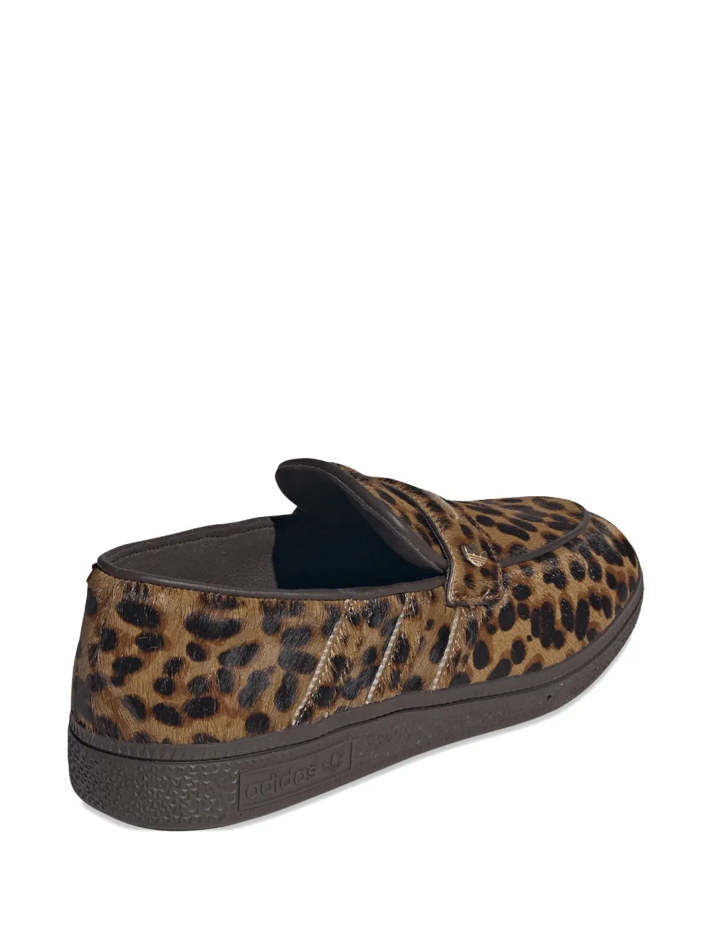 adidas Handball Spezial leopard-pattern loafers Beige