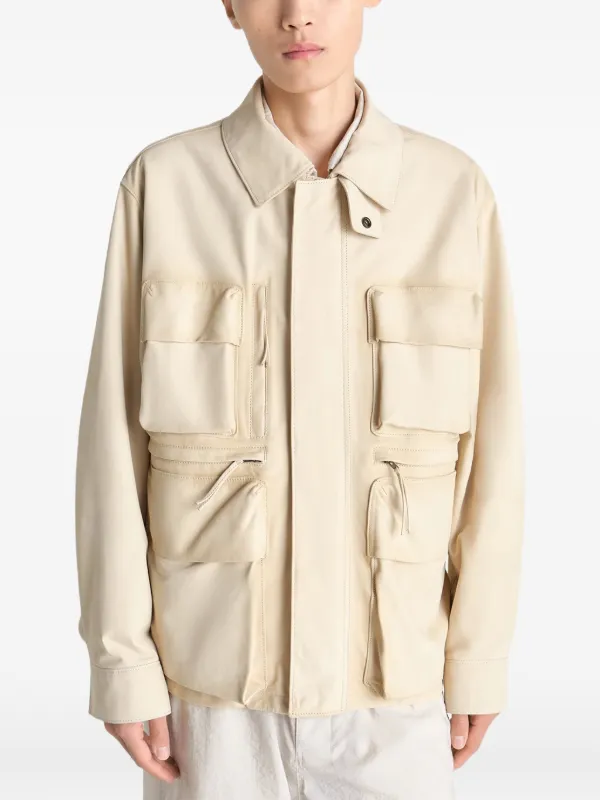 LEMAIRE Reporter multi-pocket Jacket | Neutrals | FARFETCH