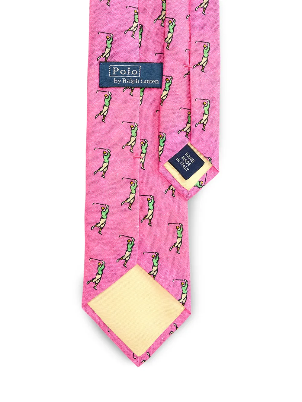 Polo Ralph Lauren Stropdas met patroon Roze