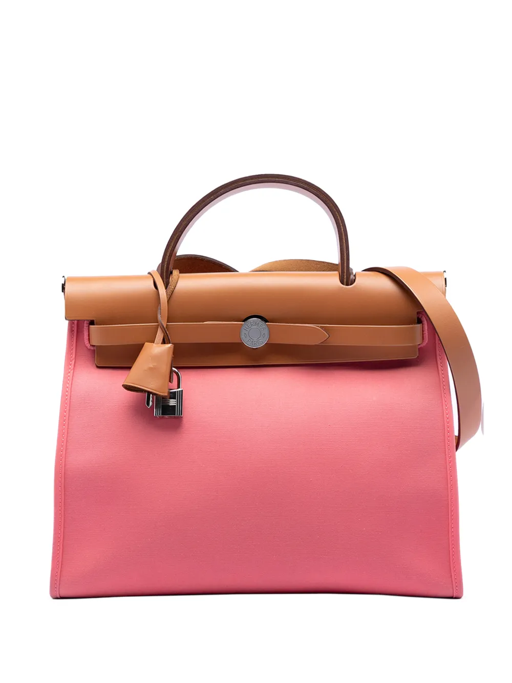 Hermès Pre-Owned 2017 Toile Herbag Zip 31 satchel - Rosa