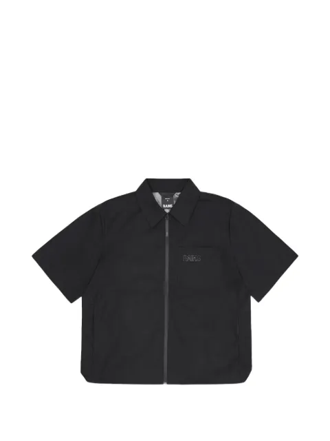 Rains zip-up short-sleeve shirt