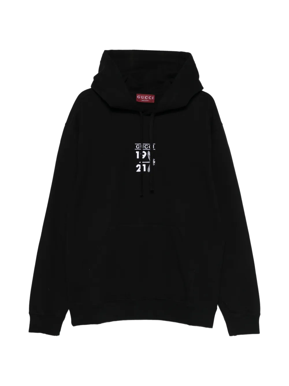 Gucci graphic hooded sweatshirt - Schwarz