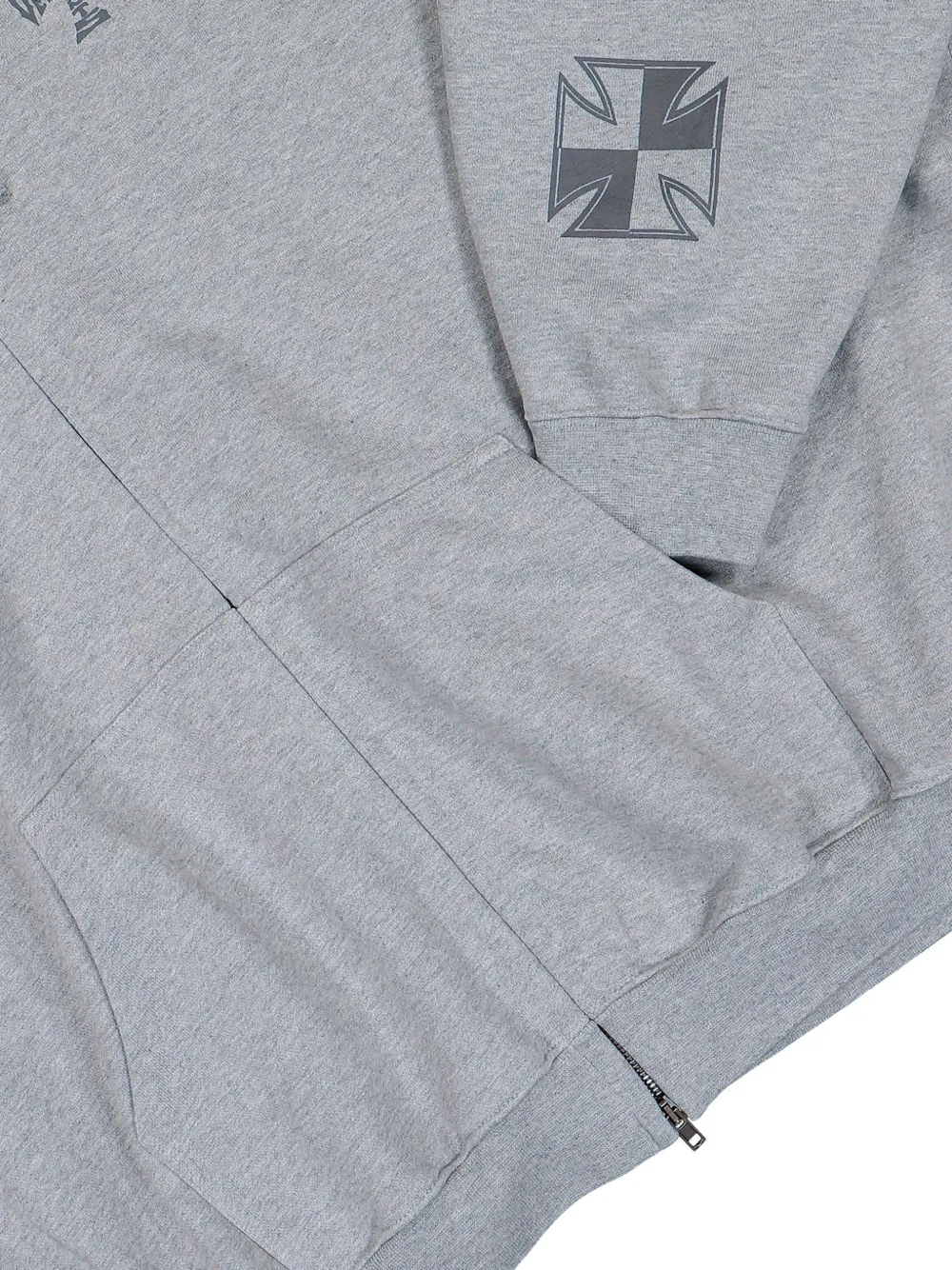 VETEMENTS Hoodie met rits Grijs