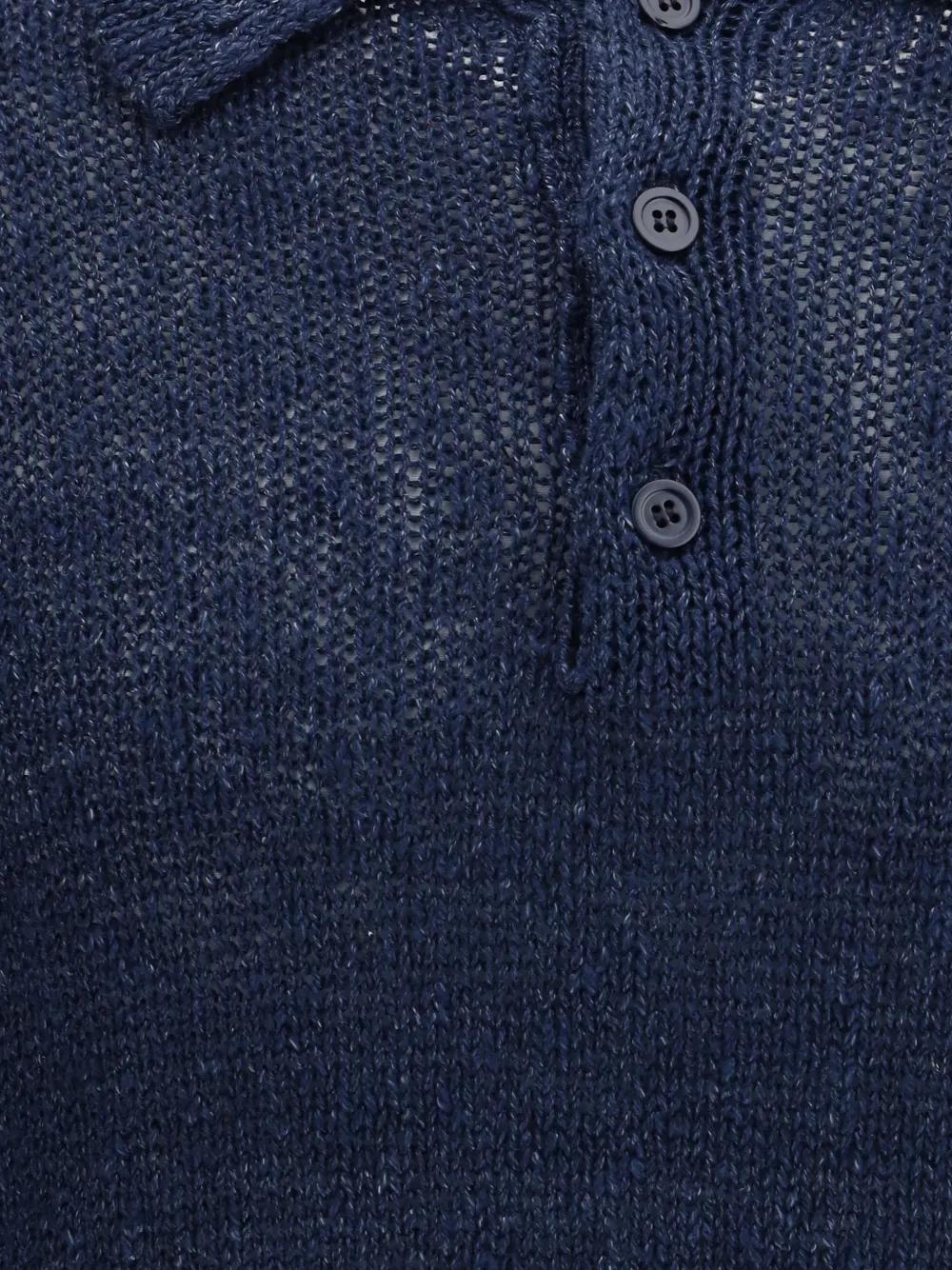  Sunflower Polo De Lino - Azul 