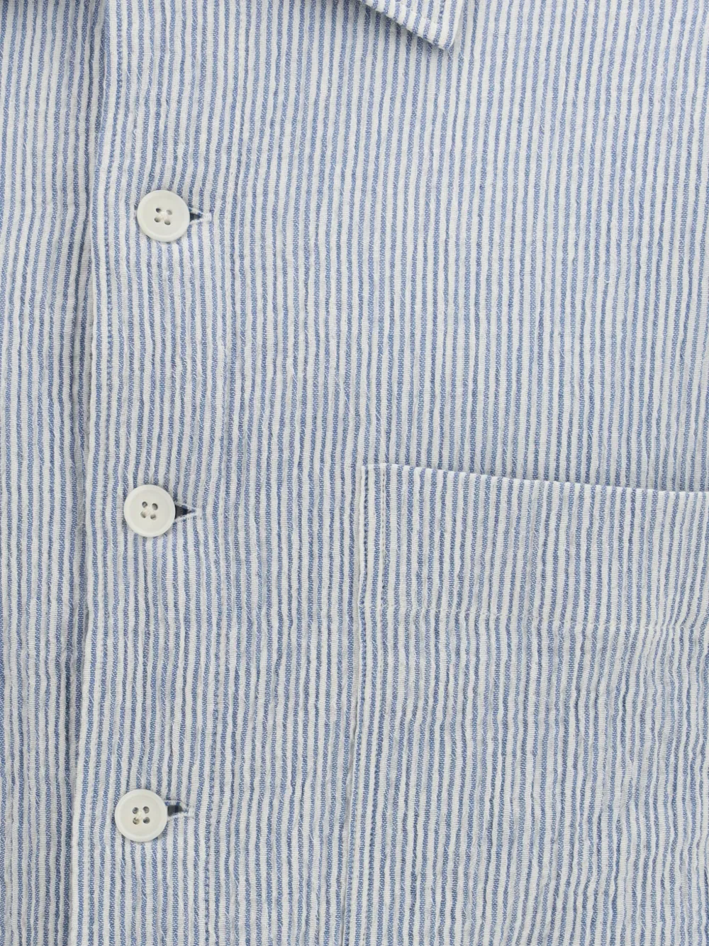  Sunflower Striped Button Shirt - Blue 