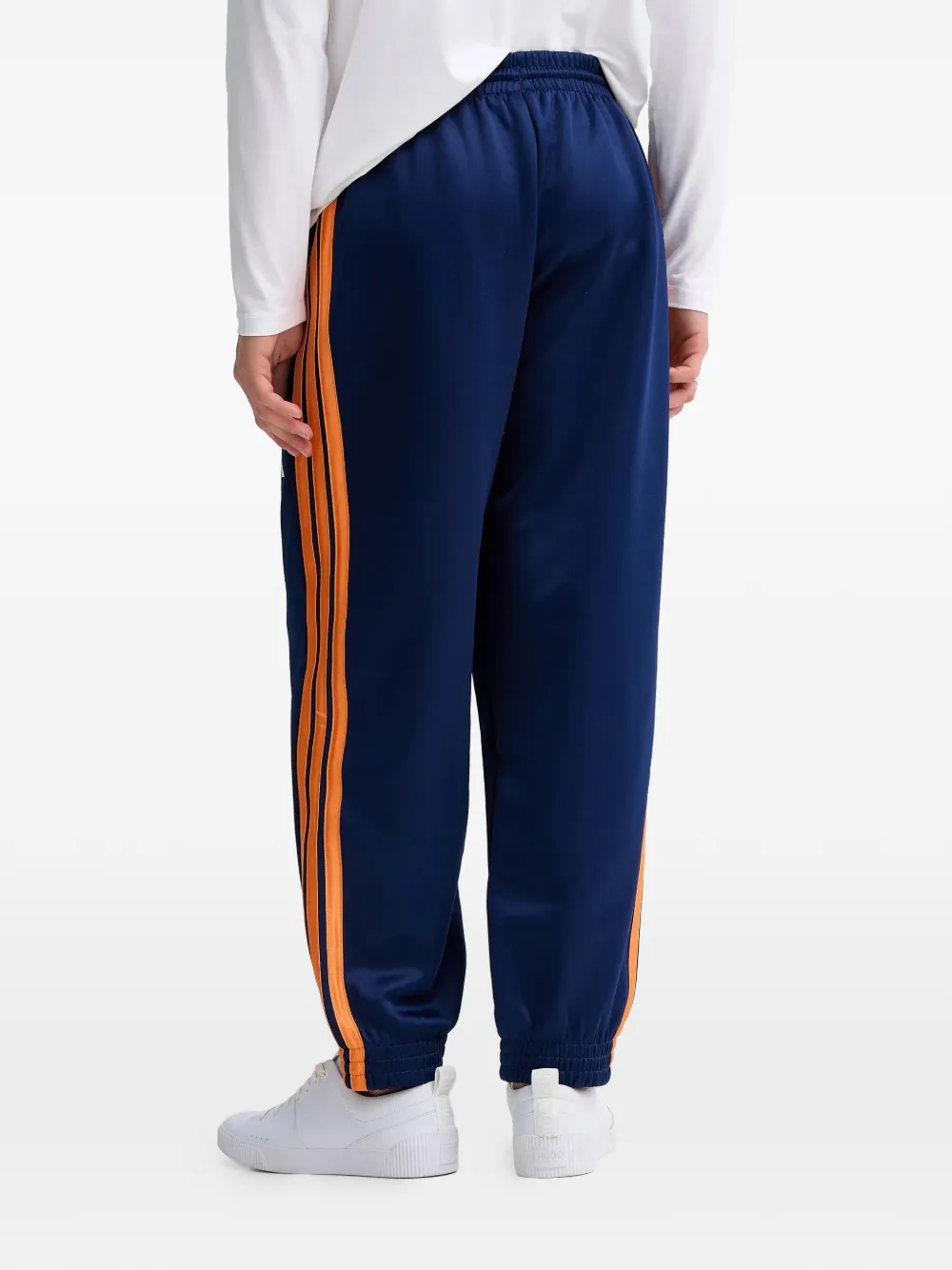 adidas Stadium logo-print side-stripe track pants Blauw