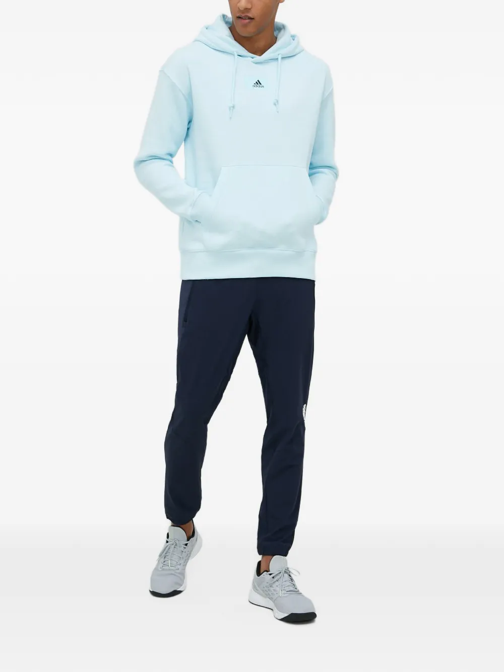 adidas Trainingsbroek met logoprint Blauw