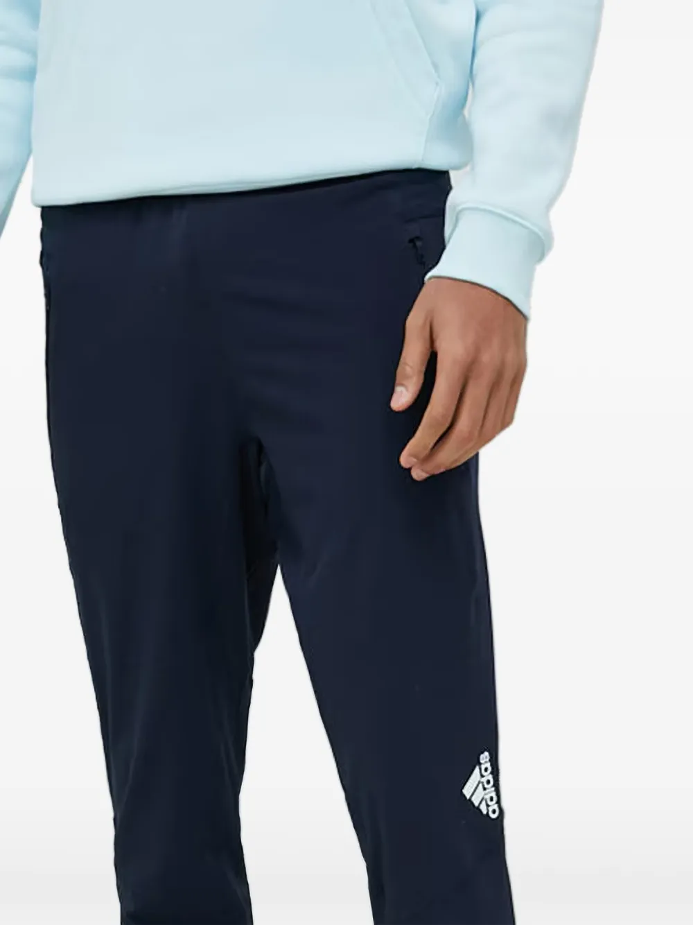 adidas Trainingsbroek met logoprint Blauw