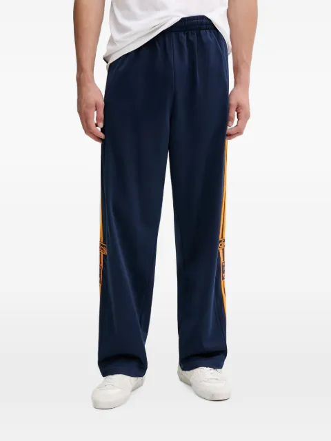 adidas side stripe press-stud trousers